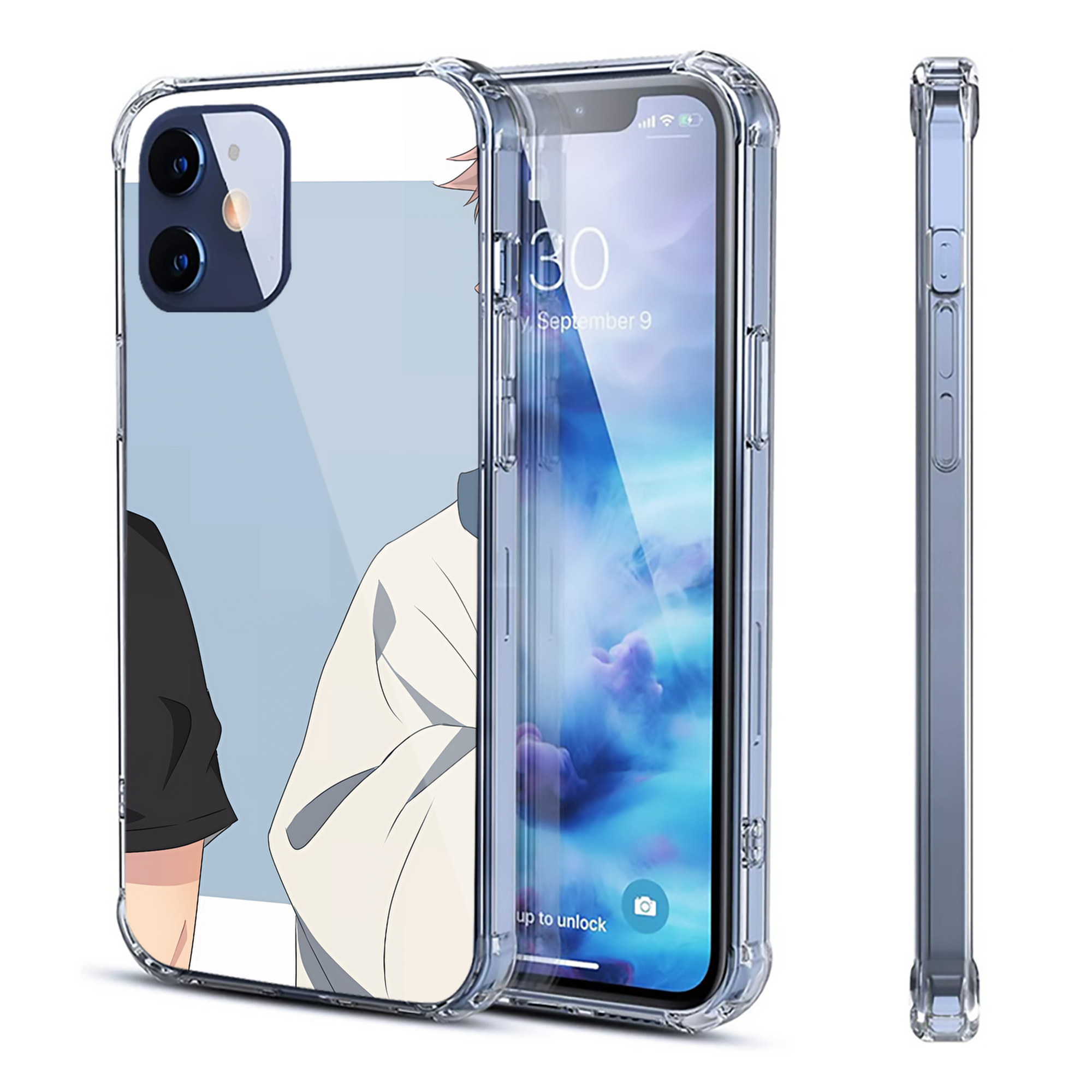 （画像用） SPY×FAMILY间谍家家酒 【iPhone 12シリーズ対応】透明スマホケース（クリアソフトケース）